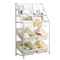 儿童玩具收纳架幼儿园收纳柜整理架分类置物架宝宝简易铁艺书架