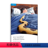 [正版]培生英语企鹅分级阅读Level 4福尔摩斯三历险境书+MP3
