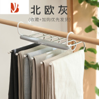 三维工匠折叠裤架多专用裤子衣服晾衣架家用内置裤夹衣柜收纳器挂架