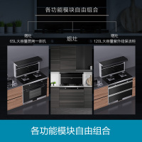 右排烟组合灶套餐(天然气ZH02R+保洁柜)