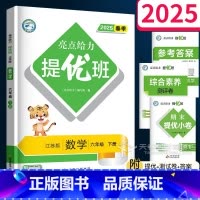 6年级下数学 六年级下 [正版]2025亮点给力提优班多维互动空间六年级下册 数学苏教版小学6年级下同步练习册应用题强化