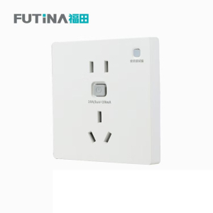 福田 漏电保护插座 空调漏电保护插座断路器开关家用电器防触电 86型10A 单位:个