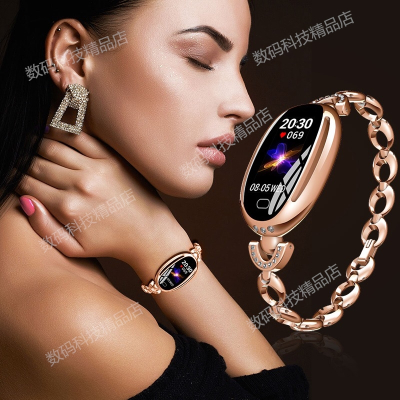 彩屏智能手环女多功能防水运动计步测血压心率女士时尚手环饰品女同款