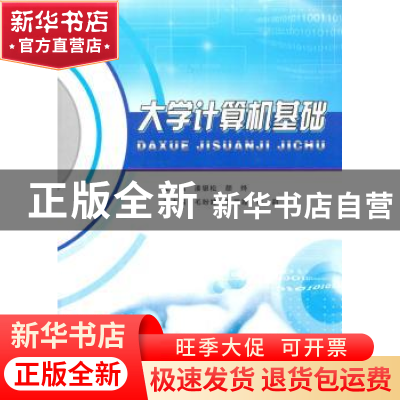 正版 大学计算机基础 潘银松,颜烨主编 重庆大学出版社 97875689