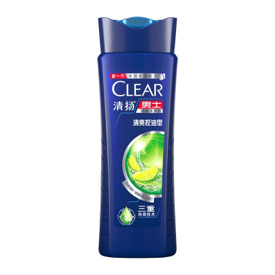 清扬洗发水男士去屑洗发露205g清爽控油型