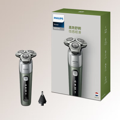 飞利浦新6系蜂巢智能闪充刮胡刀精钢刀片 SkinIQ 技术 贴面360度浮动剃须 S6831/06电动剃须刀