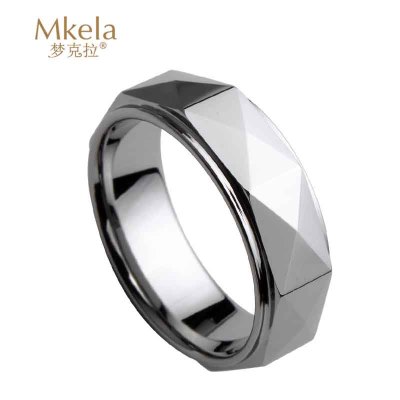 梦克拉Mkela 钨金戒指 金彩 男款