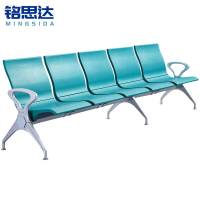 铭思达排椅绿色五人位个