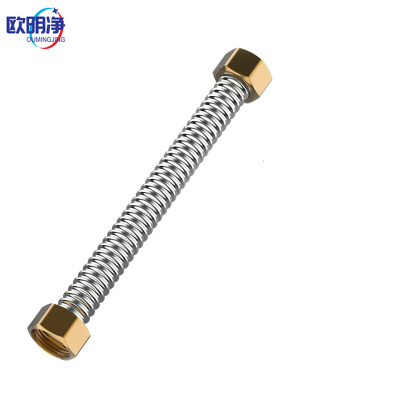 304不锈钢波纹管全铜螺口1寸 40cm 根