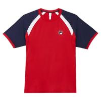 斐乐(FILA)男运动T恤速干防臭UPF50+防晒弹力透气网球训练衣