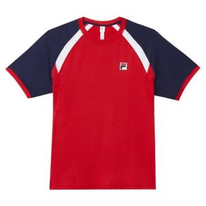 斐乐(FILA)男运动T恤速干防臭UPF50+防晒弹力透气网球训练衣