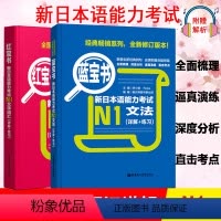 [正版]日语N1 红宝书文字词汇+蓝宝书文法新日本语能力考试N1红蓝宝书真题 标准日本语初级 N1单词语法书日语考试