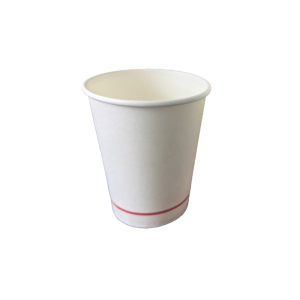 堡霓伐 纸杯 食品级PE淋膜纸 9盎司 10个/包 包