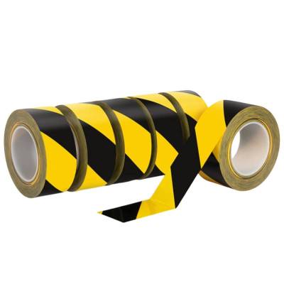 向红妹黑黄警示胶带警戒带夜间反光胶带5cm*30m卷