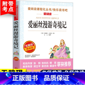 [六年级下册必读]爱丽丝漫游奇境记 [正版]六年级必读课外书阅读童年书爱的教育老师人教版快乐读书吧小英雄雨来6年级上册下