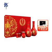 红花郎(10)礼盒 53度酱香型白酒 500ml*2瓶礼盒装 过节送礼 送长辈