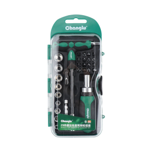 长鹿 29件螺丝批套筒棘轮组套 29PCS 29PCS