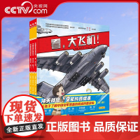 [央视网]中国空军科普绘本 全3册 看大飞机+战斗机起飞+轰炸机来了 冲天战鹰绘本少儿科普百科新涂装 7-10岁儿童科普