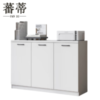 蕃蒂文件柜3门台