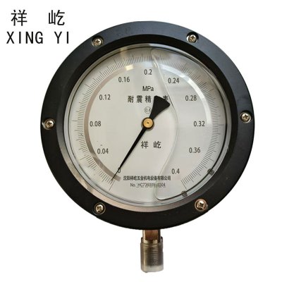 祥屹+耐震抗震精密压力表检测定制型+YBN150 0.4级+块