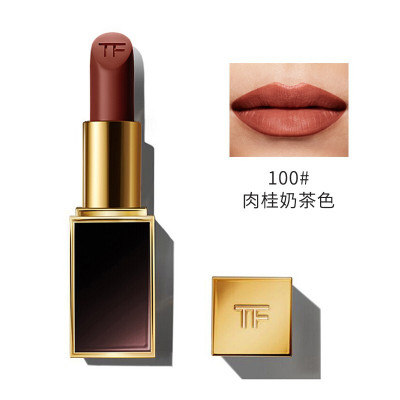 tom ford 汤姆福特tf口红烈焰幻魅唇膏tf黑管3g 100#肉桂奶茶色