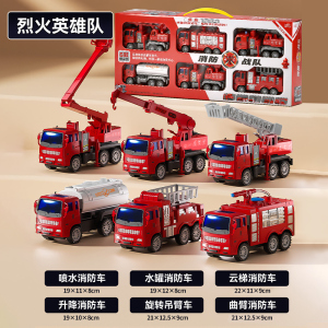 惯性消防车玩具3750