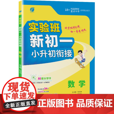 实验班小升初衔接教材 数学 备考2025年新版小学毕业升初中考试测试卷总复习知识大集结六年级上册辅导书