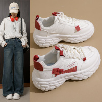 ins韩版新款老爹鞋女2026春季跑步休闲厚底增高鞋