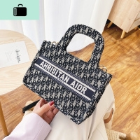 包包女2020新款时尚潮流百搭mini迷你手提包复古单肩斜挎包帆布包NEW LAKE