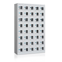 慧采云 手机存放柜40门电子设备对讲机管理柜亚克力窗手机保管箱存放箱手机寄存柜