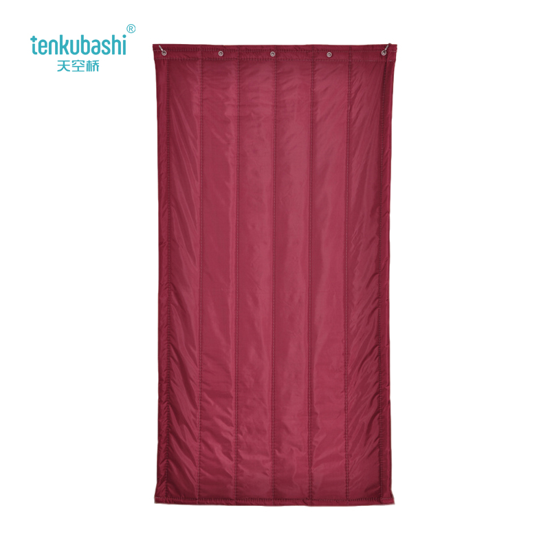 天空桥 棉门帘 MML-169酒红色无窗口八层棉 平方米