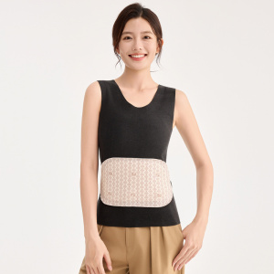 羊毛贴片保暖背心女秋冬打底衫男士加绒加厚贴身马甲内穿保暖坎肩