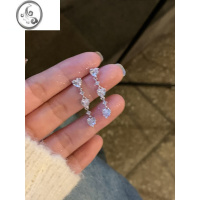 JiMi[蜜桃茶]温柔告白 mini爱心耳环女小众设计感高级轻奢圆脸耳饰