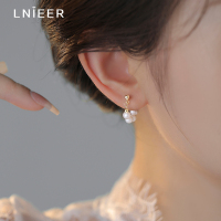 925纯银天然珍珠耳环女轻奢高级感耳钉气质耳坠2025新款耳饰送女朋友老婆情人节七夕生日礼物