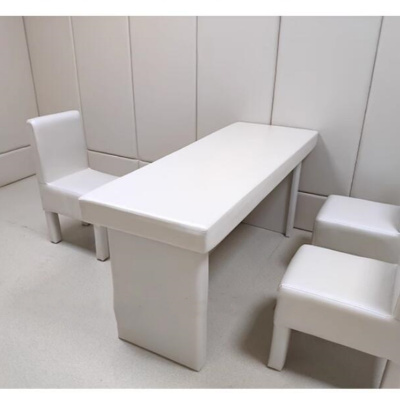 心业软包桌XY-RZ1办公桌 此产品单件不出售批量请联系客服(仅在线下销售,仅供安徽政府部门批量采购)