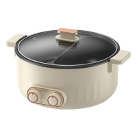 康佳电火锅5.5L大容量分区温控一体式KDHG-2055-W