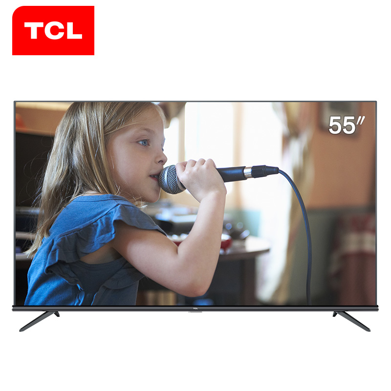TCL 官方旗舰 55D6 (55英寸)吋 4K高清 全生态HDR防蓝光智能网络液晶彩电 丰富教育资源平板电视机