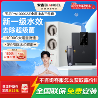 安吉尔家用净水器母婴直饮机纯水直饮式净水机5年长效RO反渗透厨下式过滤器玉龙Pro1000GSE+前置+管线机三件套