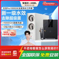 安吉尔家用净水器母婴直饮机纯水直饮式净水机5年长效RO反渗透厨下式过滤器玉龙Pro1000GSE+前置+管线机三件套