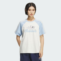 ADIDAS阿迪达斯三叶草短袖T恤运动休闲针织i圆领女装KG6698 C