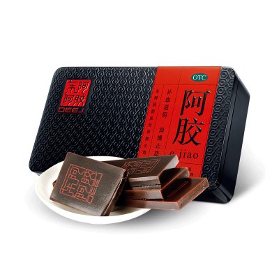 东阿阿胶/DEEJ阿胶块500g/盒31.25g*16块OTC中药材片剂口服用于血虚失眠官方旗舰店