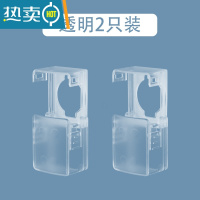 显彩儿童宝宝小孩防反锁器安全锁保护房门开门锁扣 透明色保护罩[2个]房门安全扣