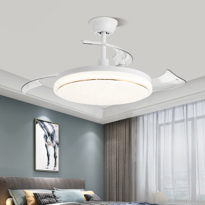 雷士照明客厅餐厅家用风扇吊灯简约现代电扇灯具隐形风扇灯吊扇灯
