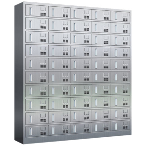 攸形不锈钢餐盘柜50门1675*400*1800mm台