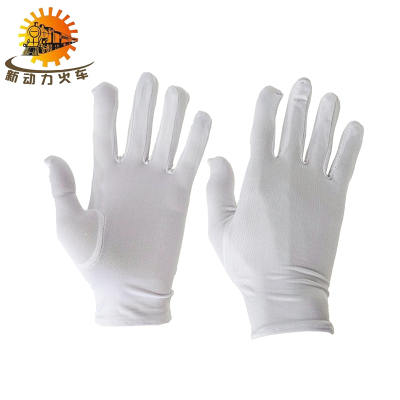 新动力火车 弹力检票手套 白色 单位:副