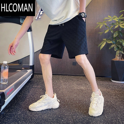 HLCOMAN特大码300斤短裤男士夏季冰丝薄款五分裤运动外穿宽松百搭沙滩裤2