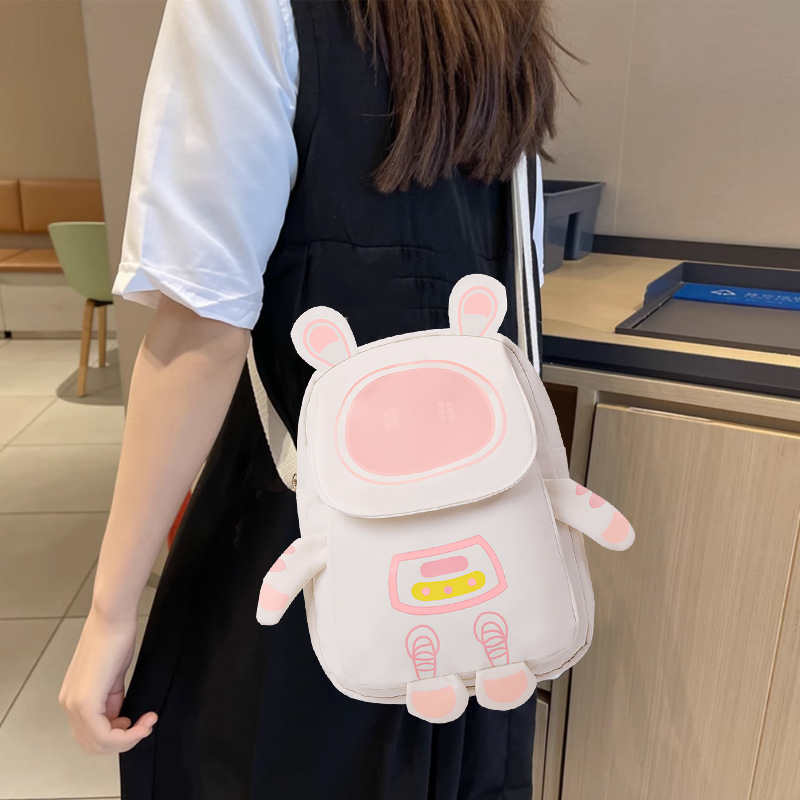 潮流百搭可爱单肩包女新款日系软妹学生逛街出行手机斜挎小包