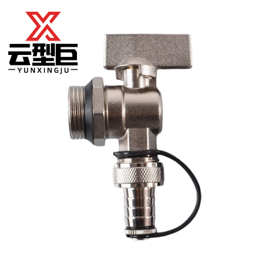 云型巨 地暖分水器暖气片放水阀门 地热分水器放水阀排水排气排污阀门 DN32 单位:个