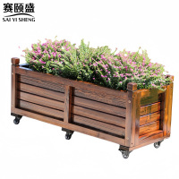 赛颐盛户外滑轮花箱