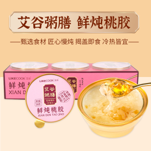 苏鲜生艾谷粥膳即食粥料小吊梨汤鲜炖桃胶木瓜雪耳266g小金碗山姆同款